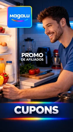 Thumbnail Promo de Afiliados - Cupons Magalu